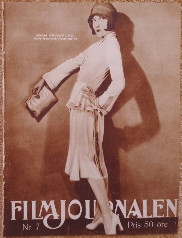 FILMJOURNALEN magazine side cover Issue 7  April 1927