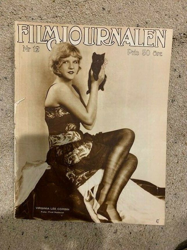 FILMJOURNALEN magazine side cover Issue 12   1927