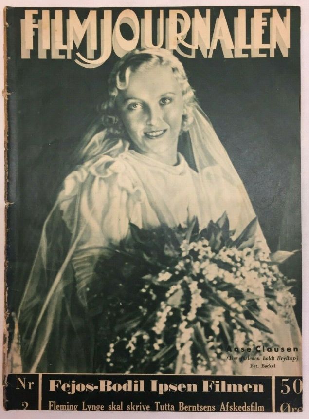 FILMJOURNALEN magazine side cover Issue 2   1934