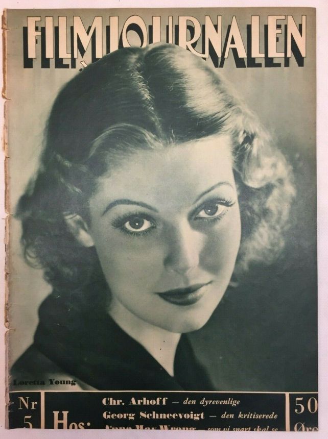 FILMJOURNALEN magazine side cover Issue 5   1934
