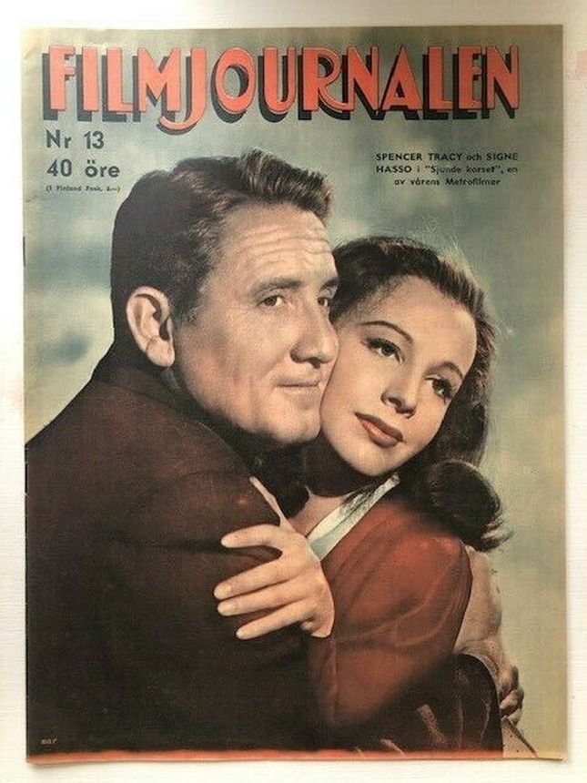 FILMJOURNALEN magazine side cover Issue 13   1945