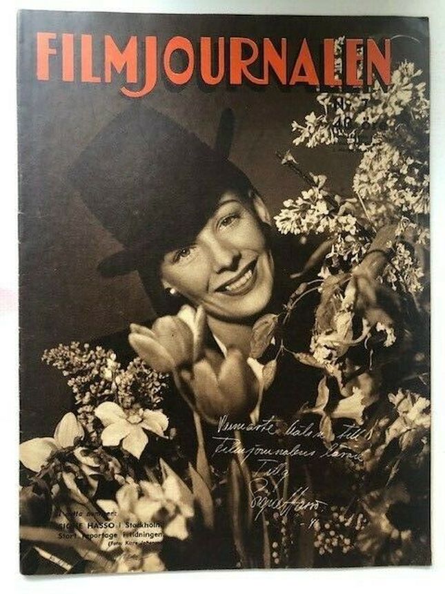 FILMJOURNALEN magazine side cover Issue 7   1946