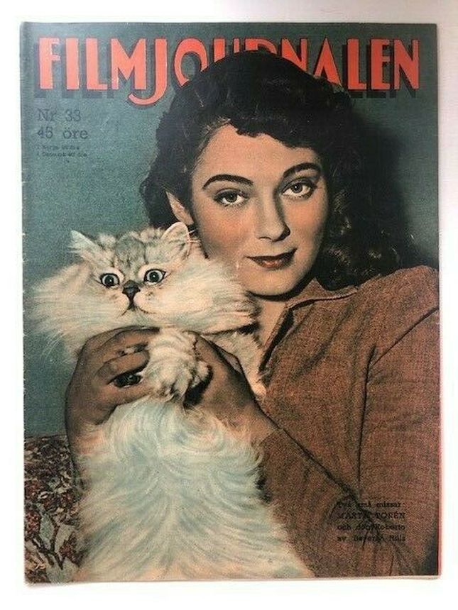 FILMJOURNALEN magazine side cover Issue 33   1948