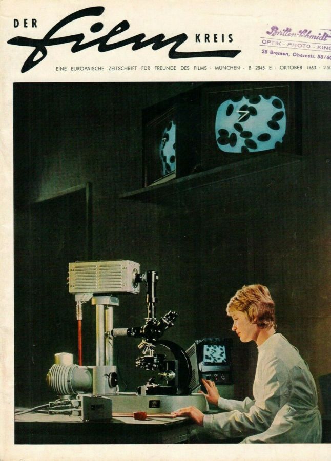 FILM KREIS | DER magazine side cover  October 1963