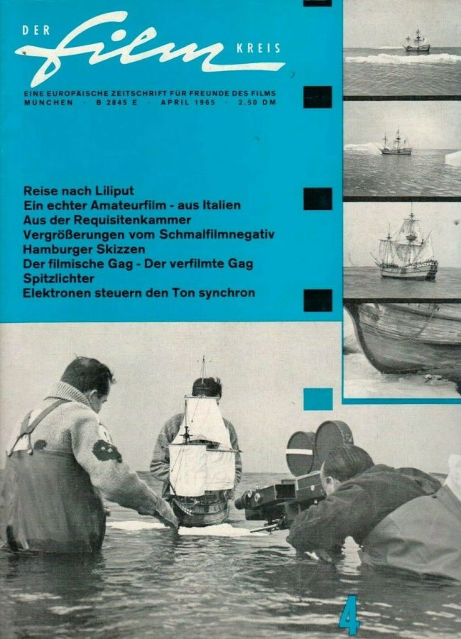 FILM KREIS | DER magazine side cover  April 1965