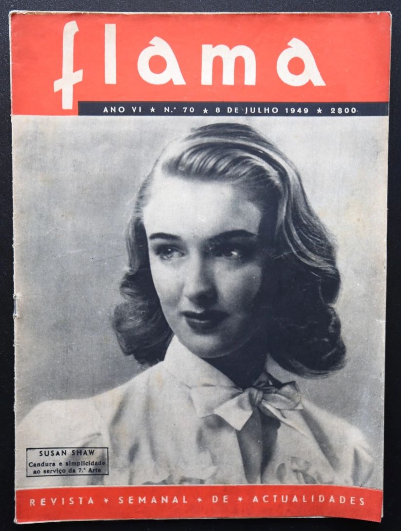 FLAMA magazine side cover Issue 70 8 July 1949
