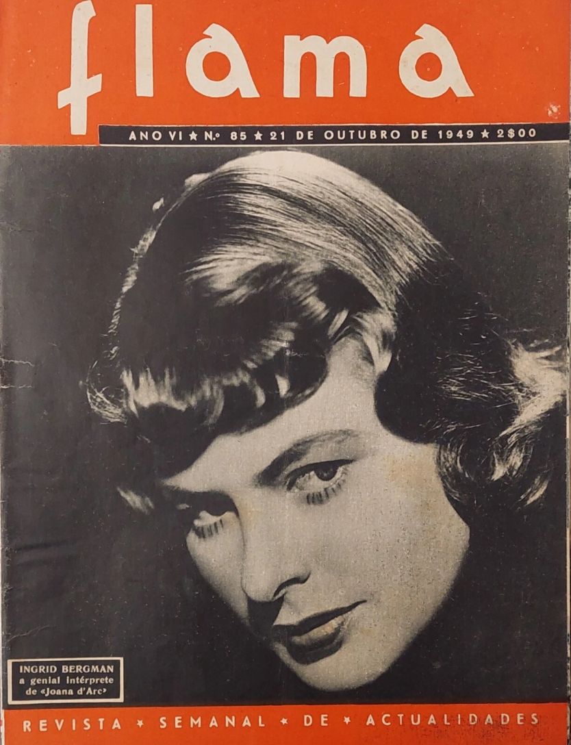 FLAMA magazine side cover Issue 85 21 October 1949