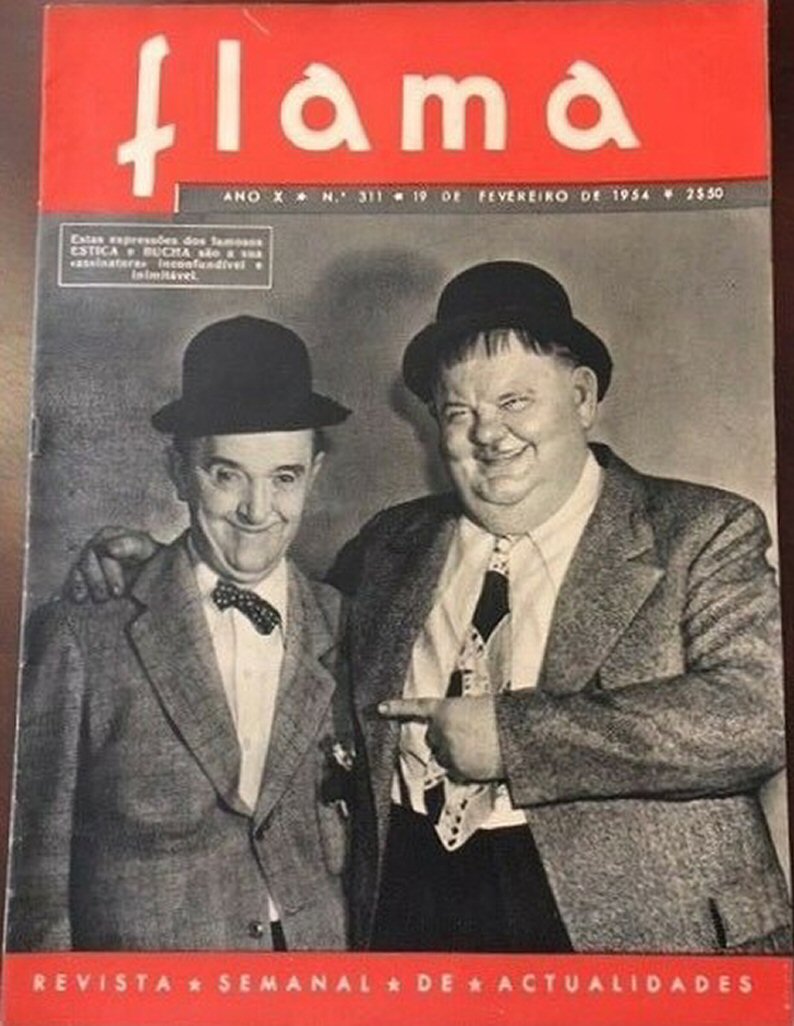 FLAMA magazine side cover Issue 311 19 February 1954