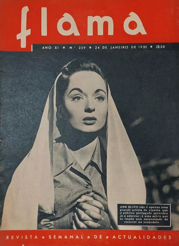 FLAMA magazine side cover Issue 359 24 January 1955