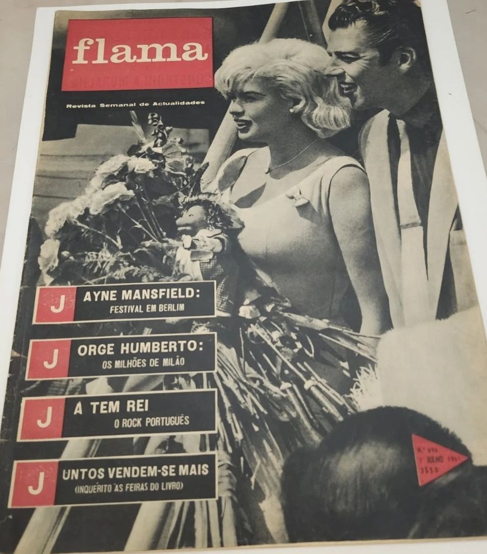 FLAMA magazine side cover Issue 696 7 July 1961