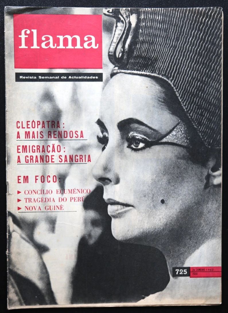 FLAMA magazine side cover Issue 725 26 January 1962