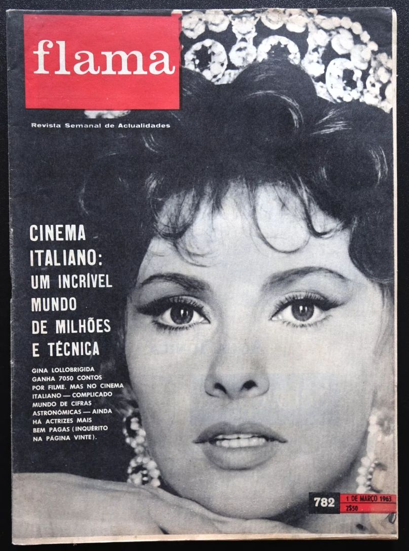 FLAMA magazine side cover Issue 782 1 March 1963