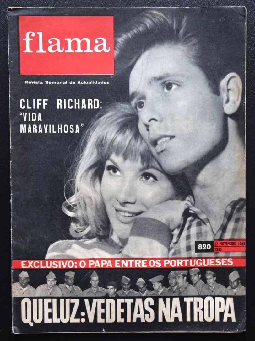 FLAMA magazine side cover Issue 820 22 November 1963