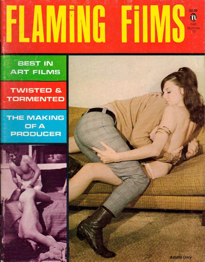 FLAMING FILMS magazine side cover Issue 10 July 1969