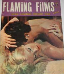 FLAMING FILMS magazine side cover Issue 12 October 1969