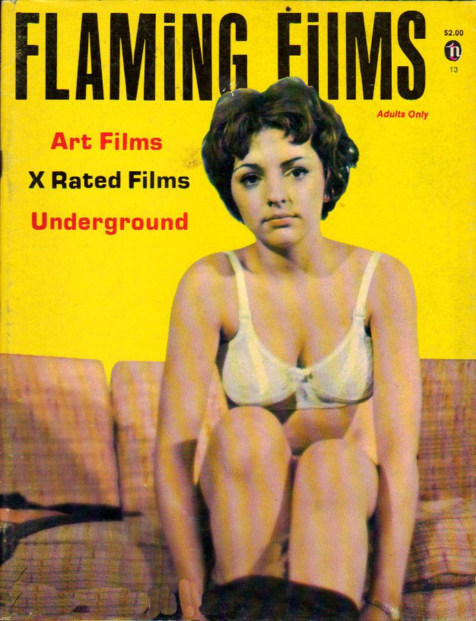 FLAMING FILMS magazine side cover Issue 13 November 1969