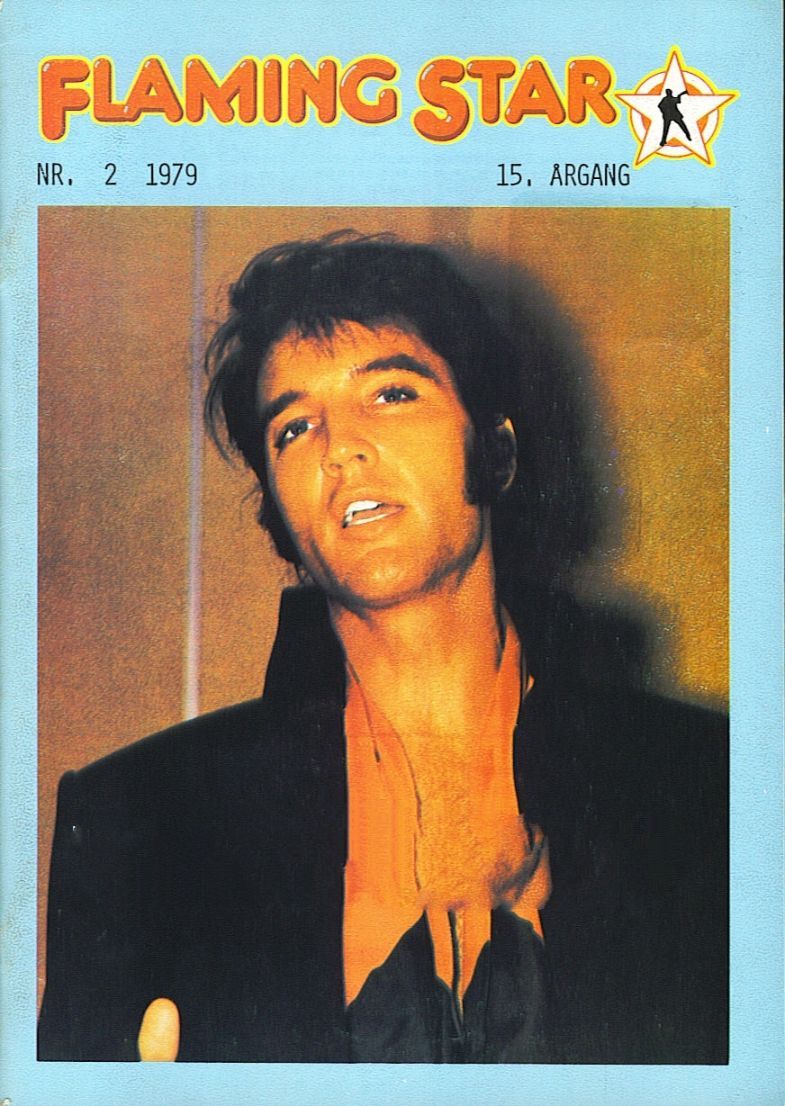 FLAMING STAR magazine side cover Issue 2   1979