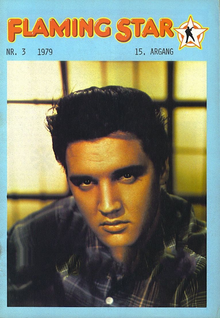 FLAMING STAR magazine side cover Issue 3   1979