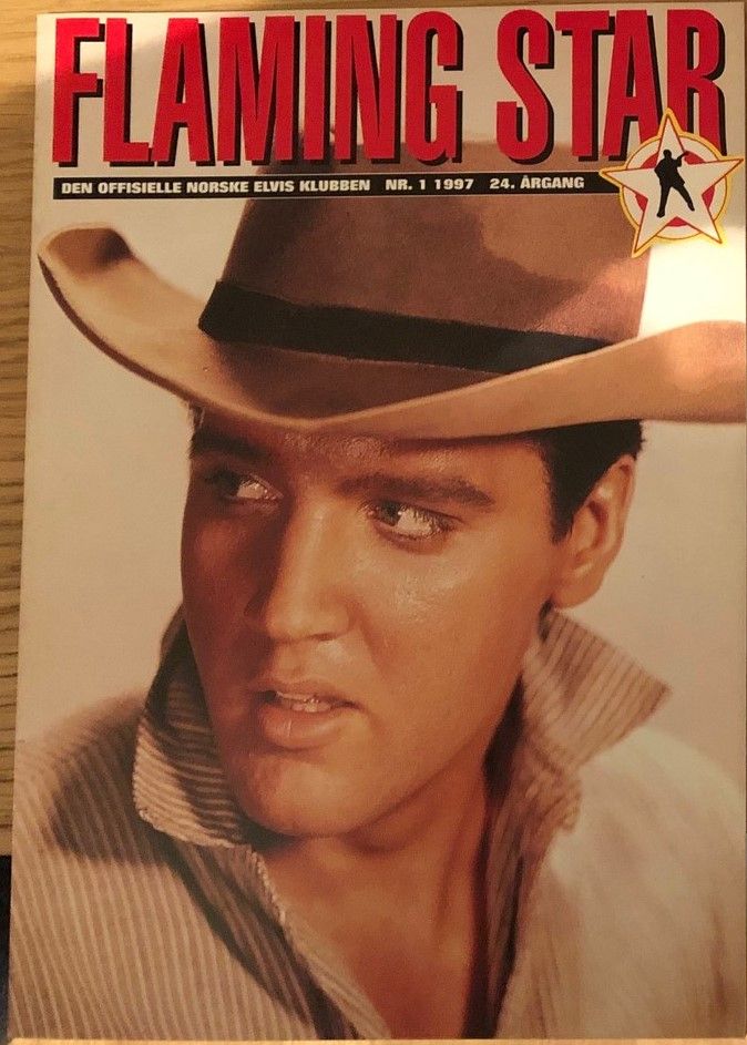 FLAMING STAR magazine side cover Issue 1   1997