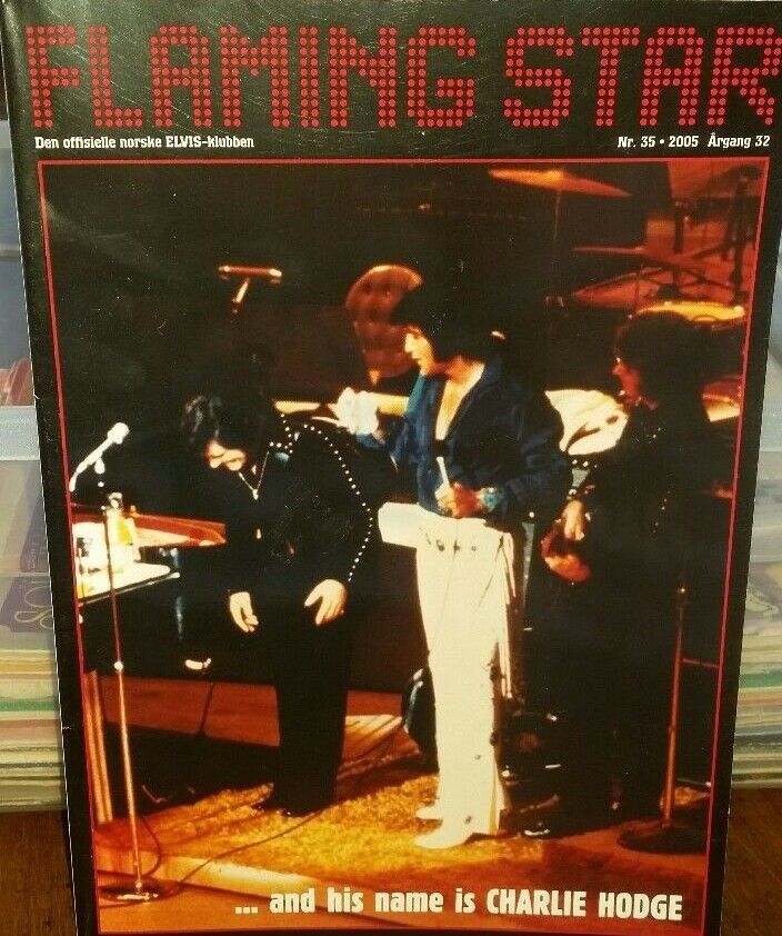 FLAMING STAR magazine side cover Issue 35   2005