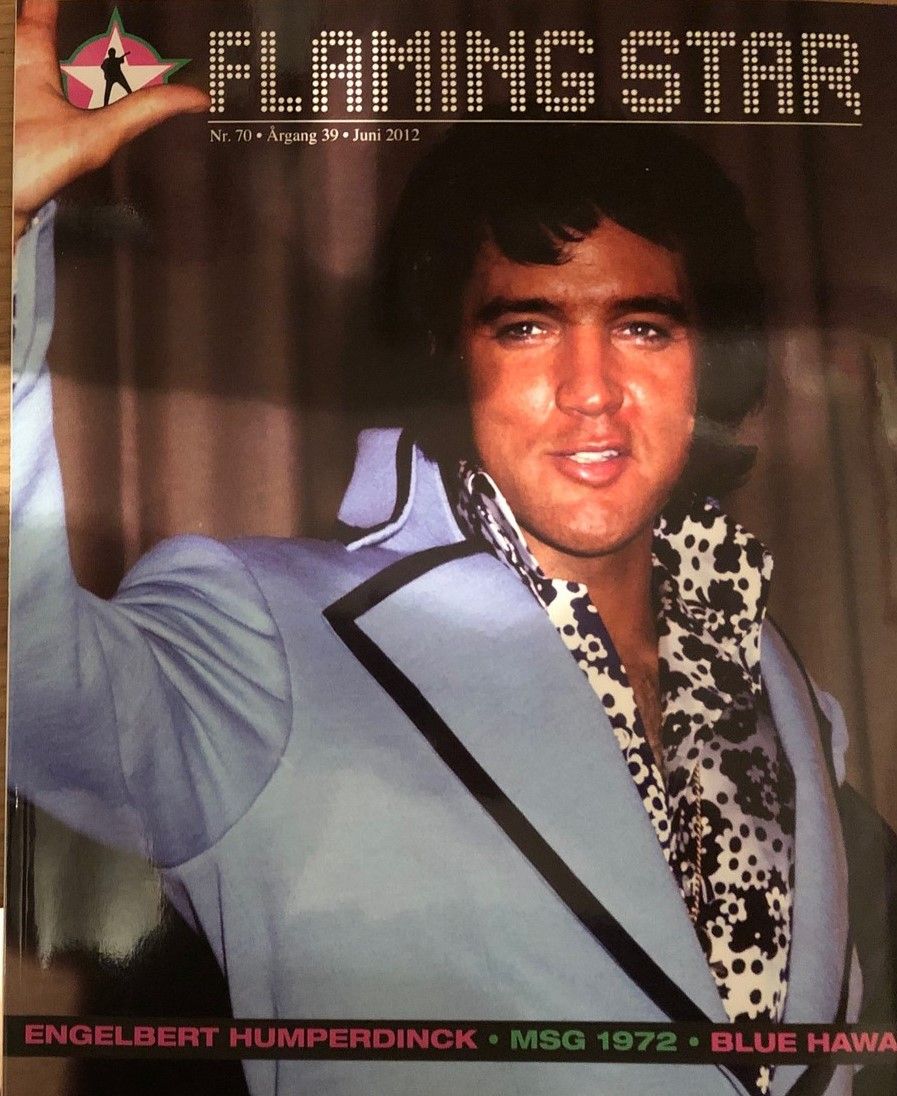 FLAMING STAR magazine side cover Issue 70  June 2012