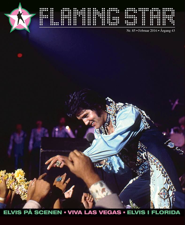 FLAMING STAR magazine side cover Issue 85  February 2016