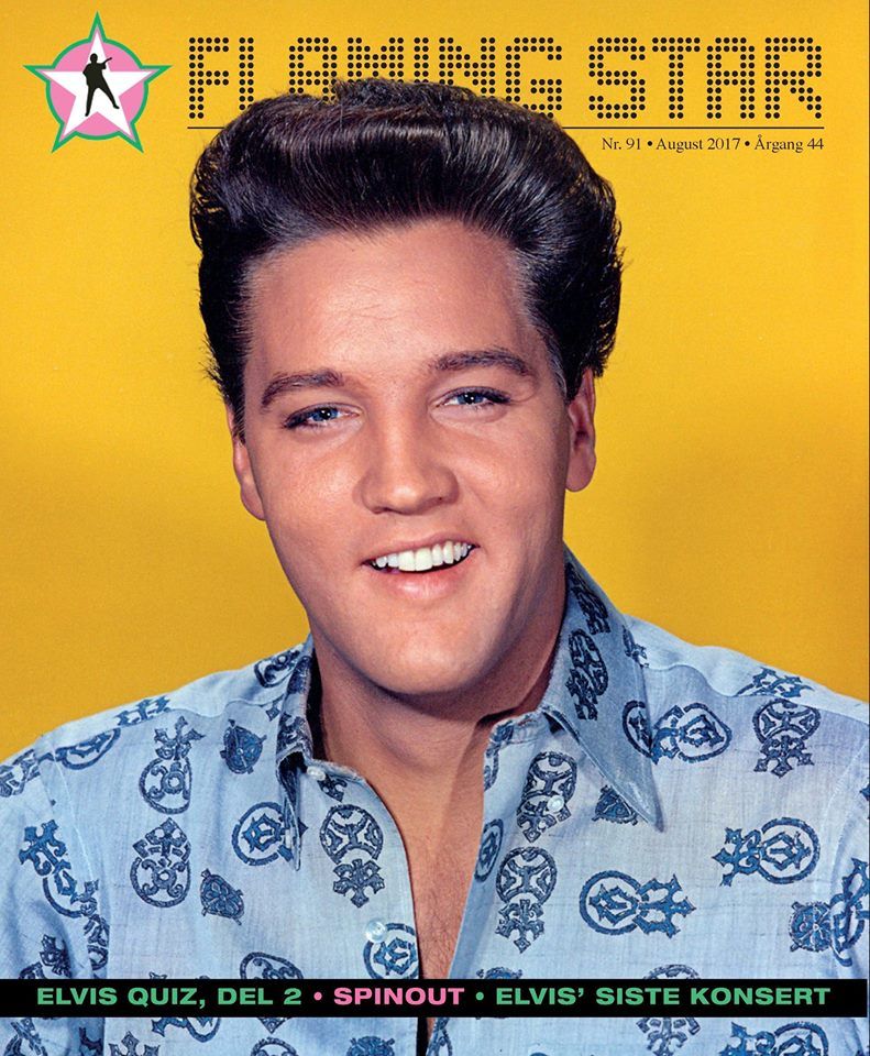FLAMING STAR magazine side cover Issue 91  August 2017