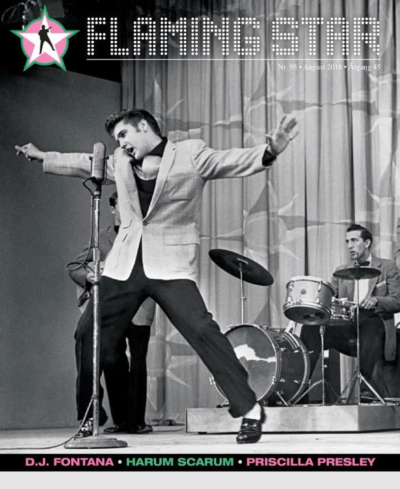 FLAMING STAR magazine side cover Issue 95  August 2018