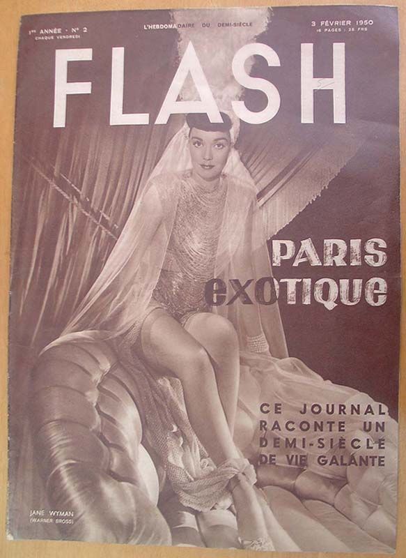 FLASH magazine side cover Issue 2 3 February 1950