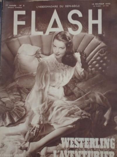 FLASH magazine side cover Issue 3 10 February 1950