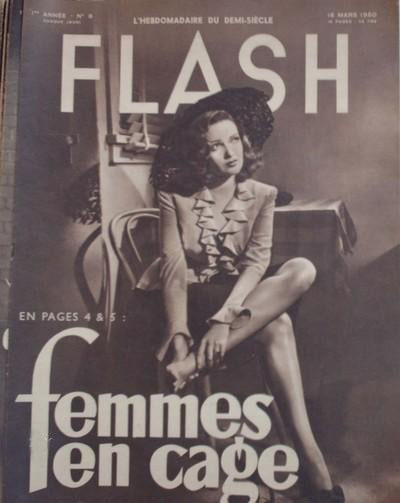 FLASH magazine side cover Issue 8 16 March 1950