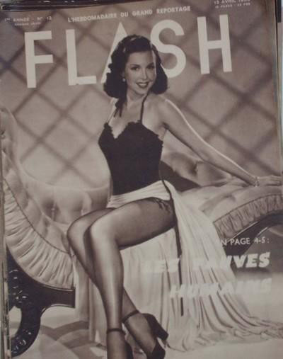 FLASH magazine side cover Issue 12 13 April 1950