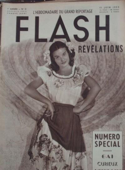 FLASH magazine side cover Issue 21 15 June 1950