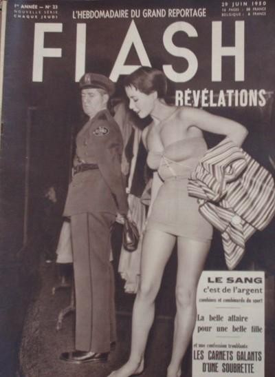 FLASH magazine side cover Issue 23 29 June 1950