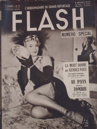 FLASH magazine side cover Issue 24 6 July 1950