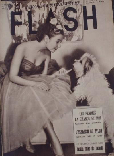FLASH magazine side cover Issue 25 13 July 1950