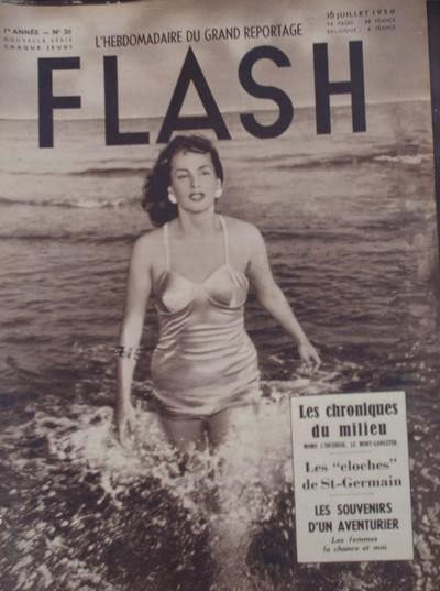 FLASH magazine side cover Issue 26 20 July 1950