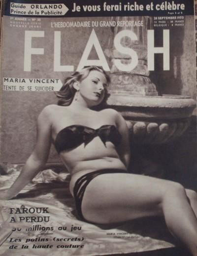 FLASH magazine side cover Issue 35 28 September 1950