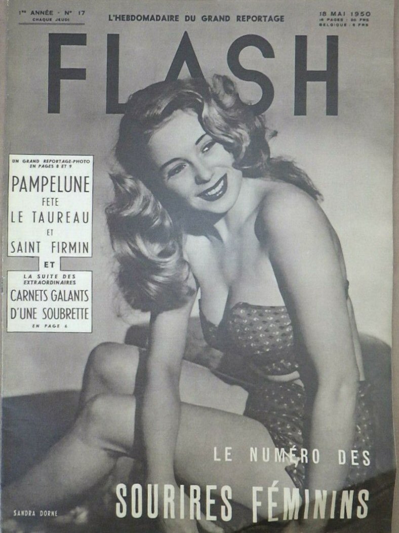 FLASH magazine side cover Issue 17 18 May 1950