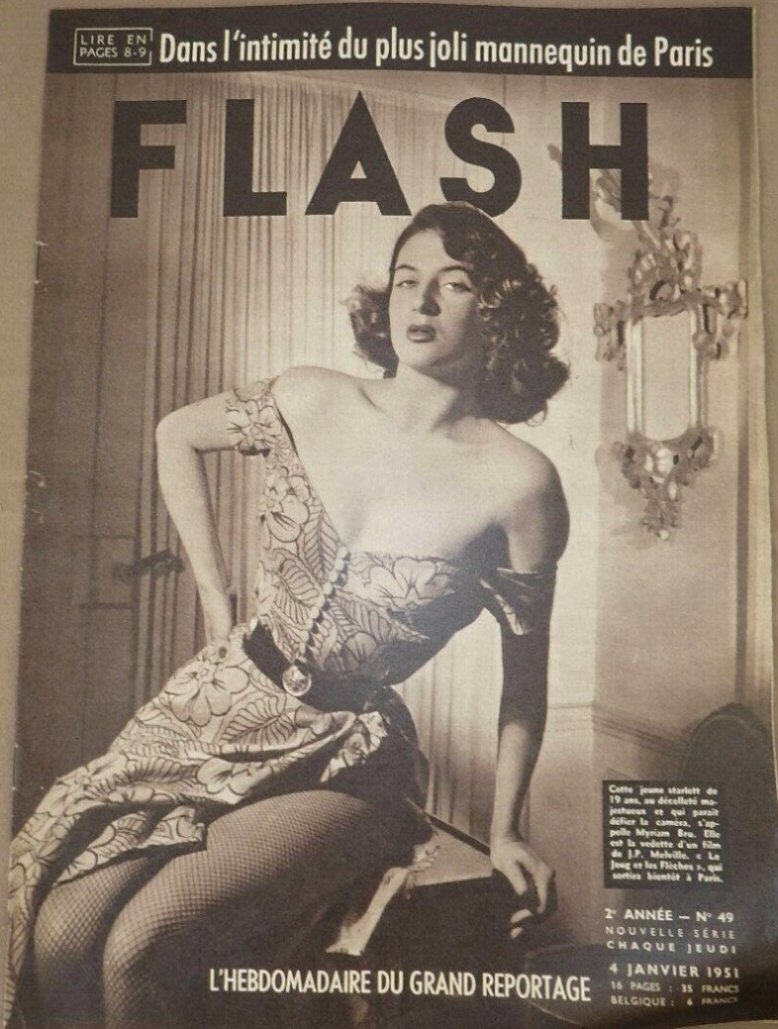 FLASH magazine side cover Issue 49 4 January 1951
