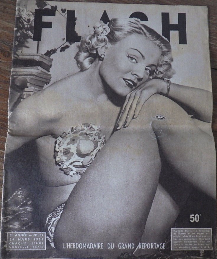 FLASH magazine side cover Issue 57 20 March 1951