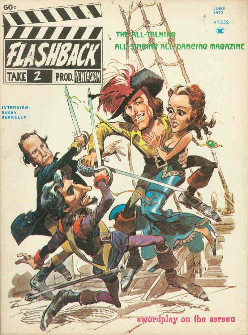 FLASHBACK (70s) magazine side cover Issue 2 June 1972