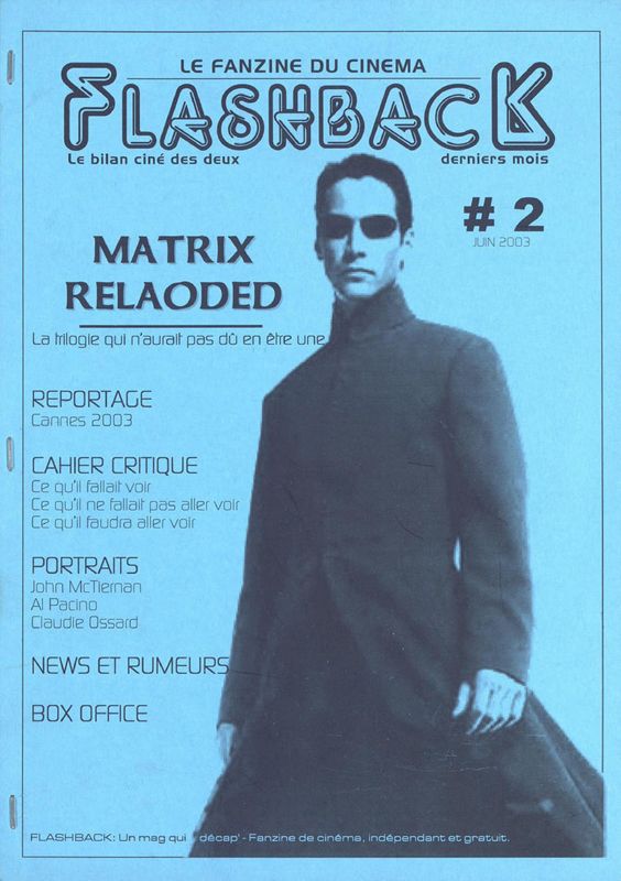 FLASHBACK (FR) magazine side cover Issue 2   2003