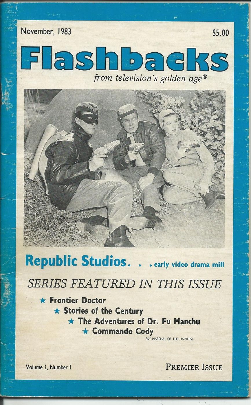 FLASHBACKS magazine side cover Issue 1 November 1983
