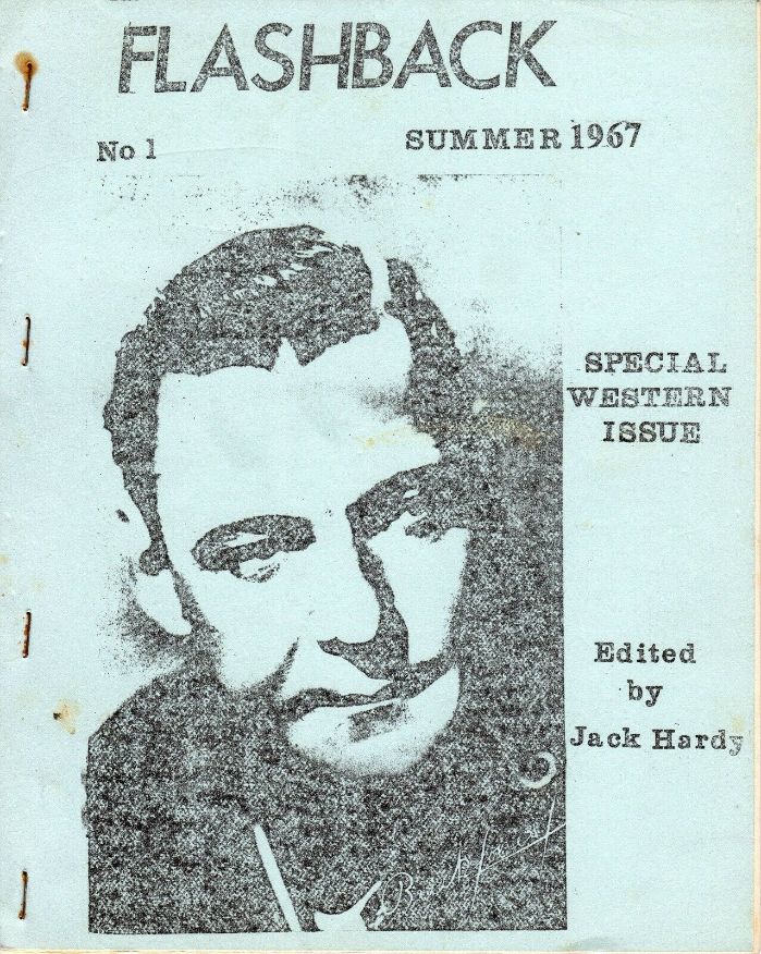 FLASHBACK (UK) magazine side cover Issue 1 Summer 1967