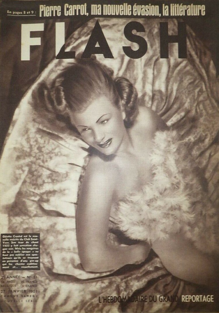 FLASH magazine side cover Issue 51 27 January 1951