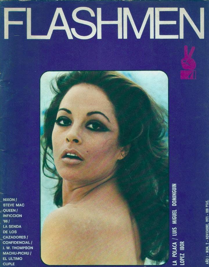 FLASHMEN magazine side cover Issue 2  November 1971
