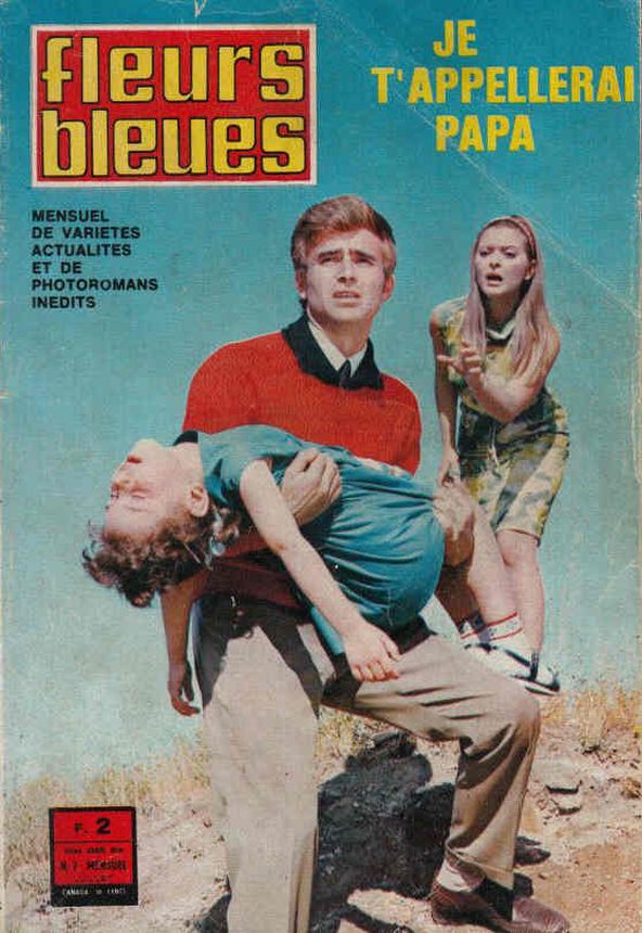 FLEURS BLEUES magazine side cover Issue 7   1970