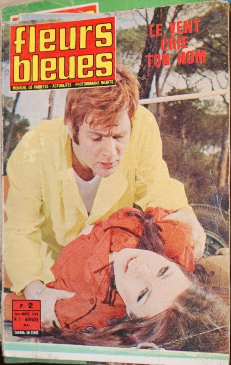 FLEURS BLEUES magazine side cover Issue 1   1968