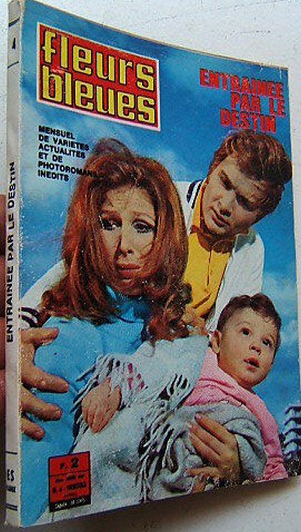 FLEURS BLEUES magazine side cover Issue 4  April 1969